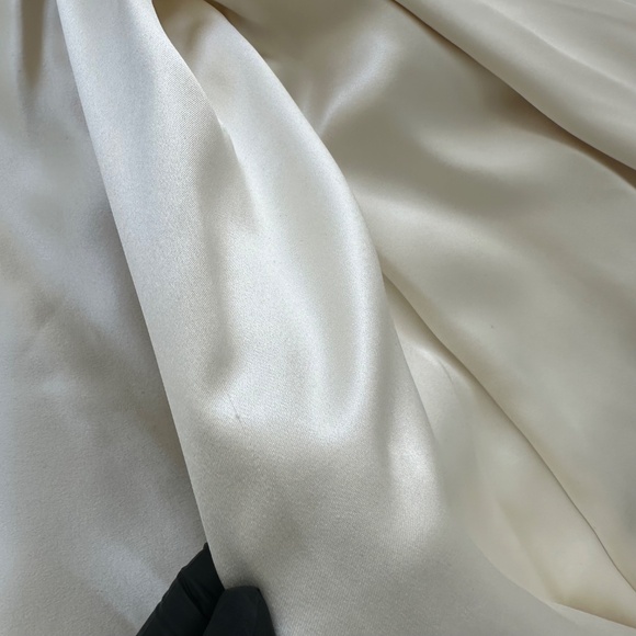 Reformation Margot Wedding Dress Gown Silk Satin Ivory Mermaid Train With Tags 6 - Picture 7 of 14